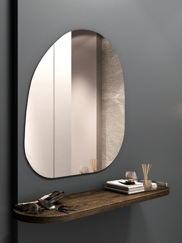 Зеркало навесное Z-14 74х79 см без рамки